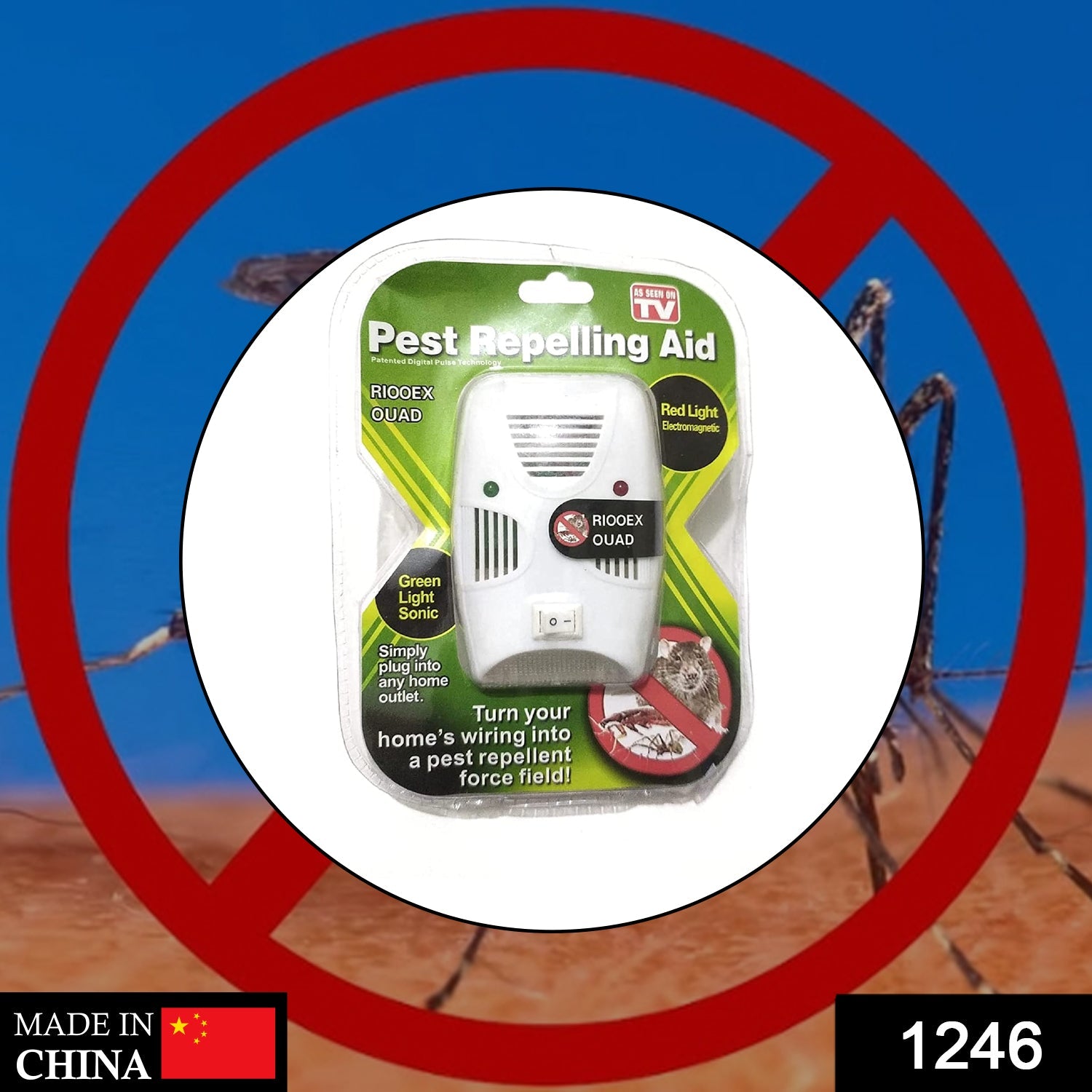 1246 Mosquito Repeller Rat Pest Repellent for Rats, Cockroach, Mosquito, Home Pest DeoDap 1246 Mosquito Repeller Rat Pest Repellent for Rats, Cockroach, Mosquito, Home Pest DeoDap